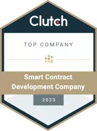 Top Clutch Smart Contract Development Company 2023 Award